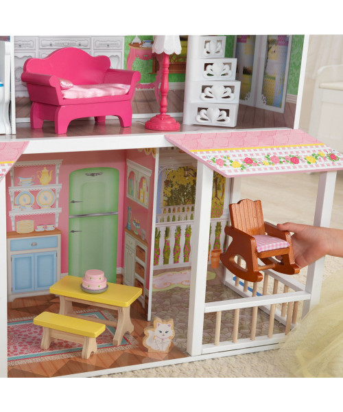 Деревянный дом для Барби Карамельная Саванна (Sweet Savannah) с мебелью