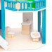 Игрушечный домик Лазурный берег с мебелью 21 предмет