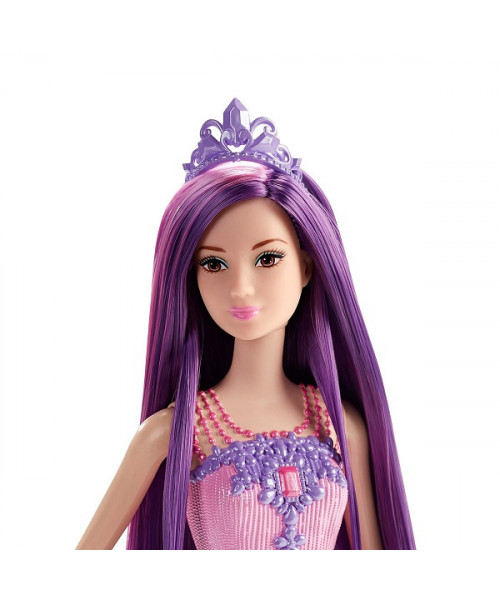 Куклы принцесса Barbie с длинными фиолетовыми волосами