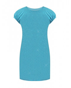 Голубое нарядное платье для девочки 76326-ДН17