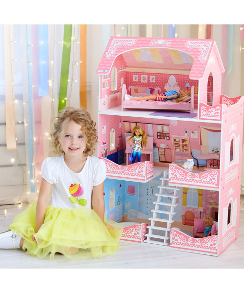 Кукольный домик Адель Шарман (с мебелью)