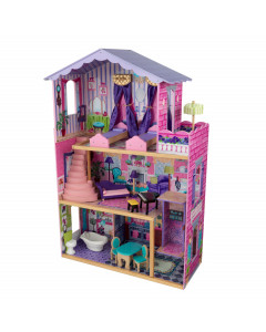Деревянный домик Барби "Особняк мечты" (My Dream Mansion) с мебелью 13 элементов