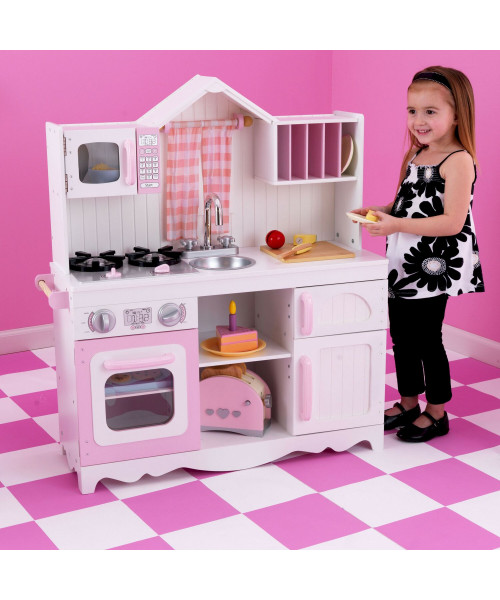 Игровая кухня для девочки из дерева Модерн (Modern Country Kitchen)