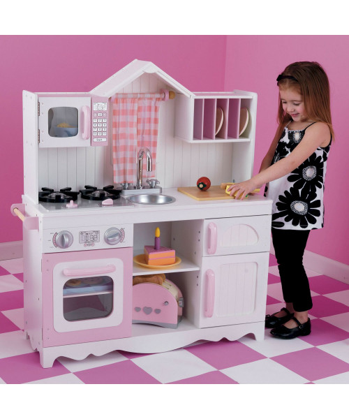 Игровая кухня для девочки из дерева Модерн (Modern Country Kitchen)
