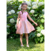 Персиковое платье для девочки 82822-ДН18
