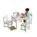 Набор детской мебели Кантри: стол, 4 стула