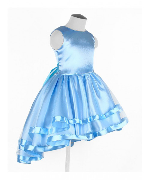Голубое платье для девочки 82932-ДН18