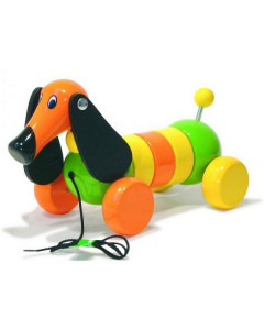 Каталка-игрушка "Собачка Рокси"
