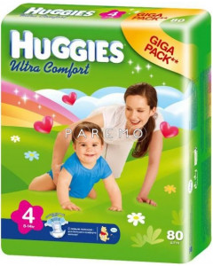 Подгузники Ultra Comfort Giga Pack  8-14кг 80 шт