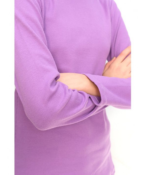 Фиолетовая водолазка для девочки 80129-ДОШ21