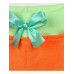Оранжевые шорты для девочки 77185-ДЛ19