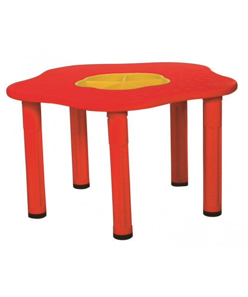 Детский столик Сэнди, с системой хранения мелочей, цвет Красный