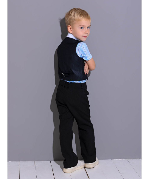 Комплект на мальчика в школу (футболка и жилет) 18231-79413