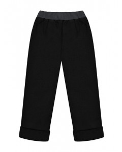 Чёрные брюки для мальчика 75715-МО18