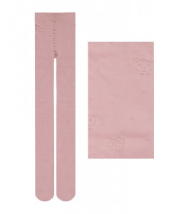 Розовые капроновые колготки для девочки 16833-ПЧ19