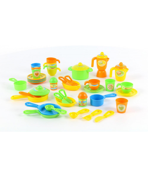 Набор детской посуды (50 элементов) (в коробке)