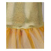 Нарядное золотое платье для девочки 83273-ДН18