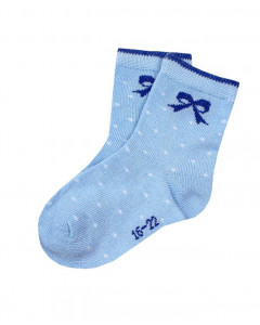 Голубые носки для девочки 68172-ПЧ18
