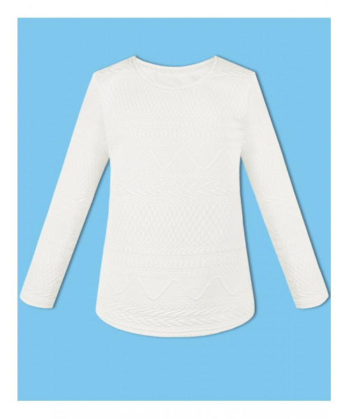 Белый джемпер (блузка) для девочки 82262-ДШ18