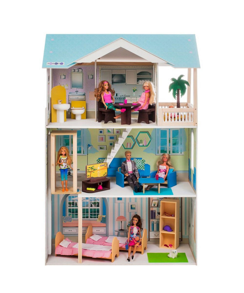 Кукольный домик Лацио (с мебелью)