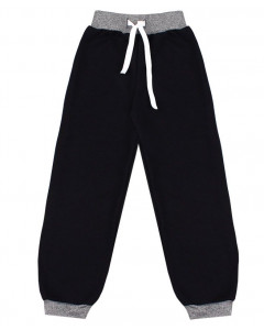 Чёрные спортивные брюки для мальчика 8242-МС17