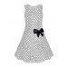 Белое платье в горошек для девочки 79353-ДЛ18