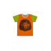 Оранжевая футболка для мальчика 7759-МЛ16