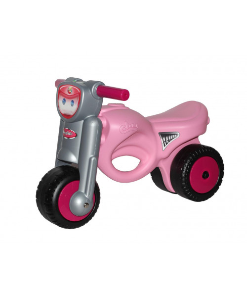 Каталка-мотоцикл Мини-мото, розовая
