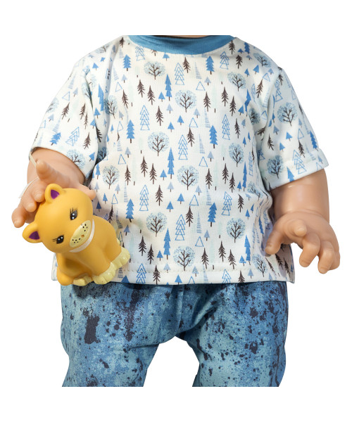 Кукла виниловая водонепроницаемое тело мальчик 45 см