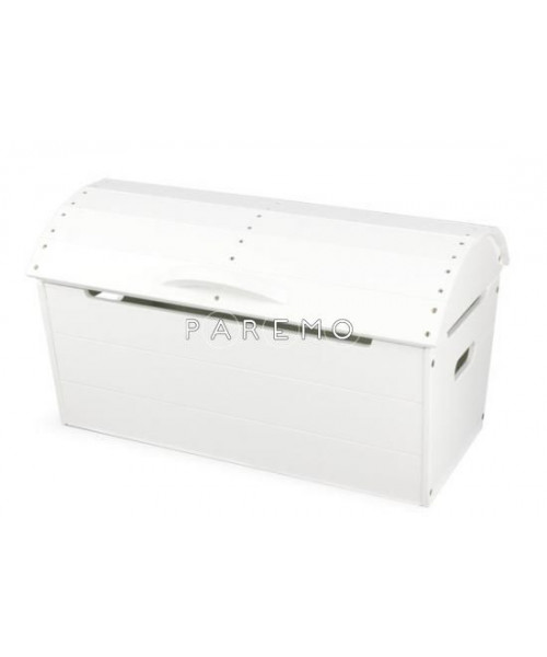 Ящик для хранения Round Top Storage Chest - White