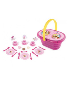 Игровой набор посудки в корзинке пикник Принцессы Диснея