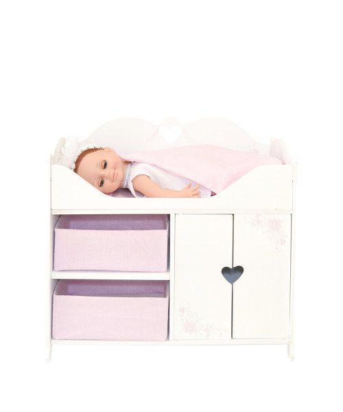 Кроватка-шкаф для кукол серия Розали, цвет Бьянка