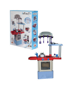 Набор игрушечной кухни Infinity premium №3 (в коробке) (со звуком и каплями воды (конденсат))