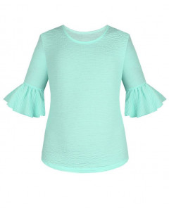 Джемпер (блузка) для девочки с воланами 84094-ДОШ21