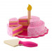 Игровой набор Многоуровневый праздничный торт. Цв. Розовый