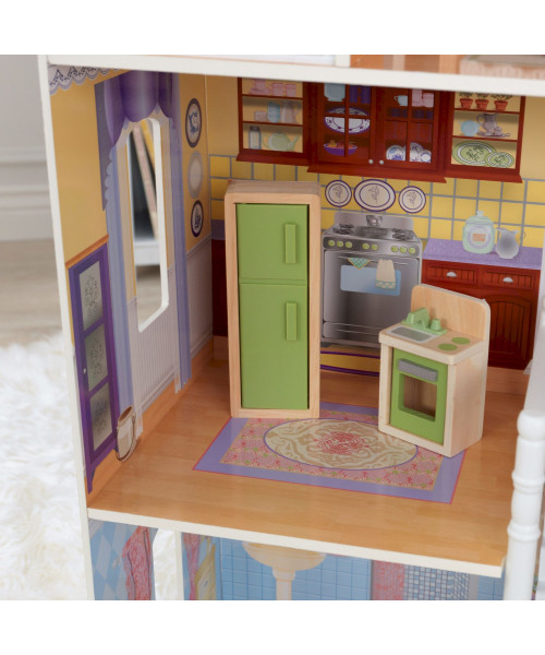 Кукольный домик для Барби Саванна (Savannah) с мебелью 14 элементов