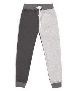 Спортивные брюки для девочки серого цвета 84233-ДОС19