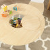 Стол + 2 стула Сокровищница, бежевый (Round Storage Table & Chair Set)