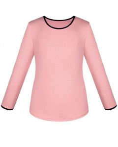 Школьный розовый джемпер(блузка) для девочки 84604-ДШ20