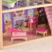 Домик из дерева для кукол 30 см, с мебелью 10 предметов, Кайла (Kayla dollhouse)