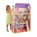 Домик из дерева для кукол 30 см, с мебелью 10 предметов, Кайла (Kayla dollhouse)