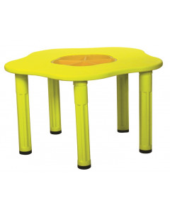 Детский столик "Сэнди", с системой хранения мелочей, цвет Желтый