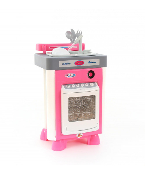 Набор Carmen №3 с посудомоечной машиной и мойкой (в пакете) (со звуком, каплями воды и циркулирующей