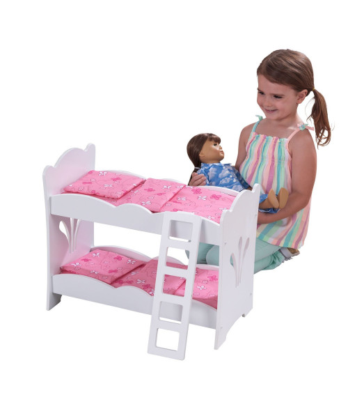 Двухярусная кроватка - колыбель для куклы