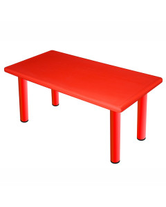 Большой стол "Королевский", пластик с металлической базой, цвет Красный