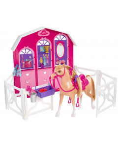 Набор Конюшня и лошадь Barbie серии Барби и сестры в сказке о пони