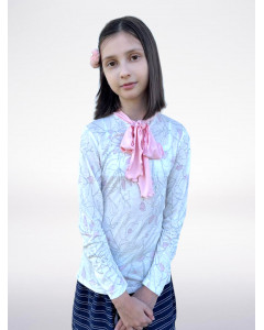 Школьный джемпер (блузка) для девочки 79392-ДШ18