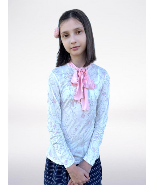 Школьный джемпер (блузка) для девочки 79392-ДШ18