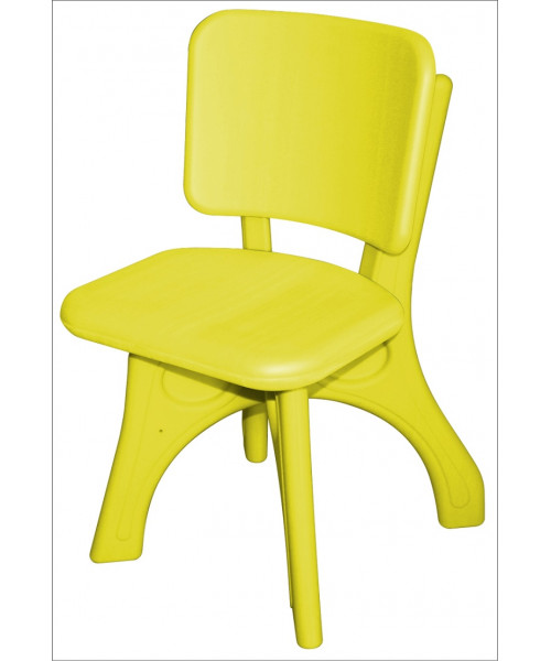 Детский пластиковый стул Дейзи, желтый