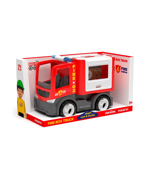 Пожарная машина для команды игрушка 22 см